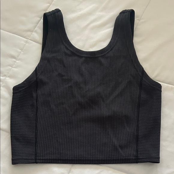 lululemon athletica Tops - lululemon athletica Black Ribbed Tank Top